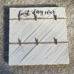 Wooden Photo Board